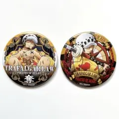 ONE PIECE 輩缶バッジ RED ロー 麦わらストア - メルカリ