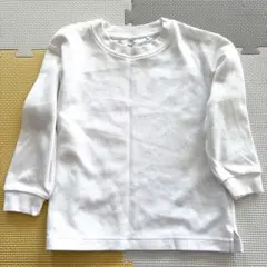 白　長袖Tシャツ