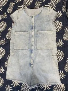 ZARA デニムオーバーオール