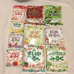 サクマ ミルクキャンディ 10種セット　詰め合わせ　まとめ売り 　いちごみるくのサムネイル