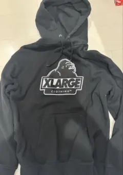 XLARGE ロゴ パーカー M ブラック