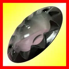 昭和レトロ！ビンテージ！HOYAクリスタル大型灰皿／22cm×7cm