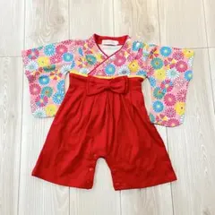 袴ロンパース女の子 70