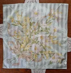 Christian Dior ディオール ハンカチ ミモザブーケ ミニスカーフ