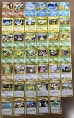 【匿名配送】ポケモンカード旧裏　金、銀、新世界へ　41枚
