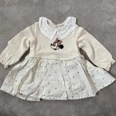 petit main ミニーマウスロンパース 80