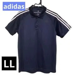 【adidas】メンズ シャツ 半袖 ネイビー LL ユニフォーム アディダス
