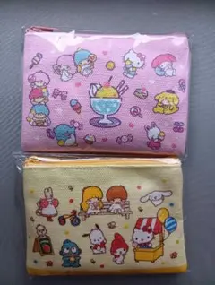 セブンイレブン サンリオキャラクターズポーチ ２種セット〈新品未開封〉