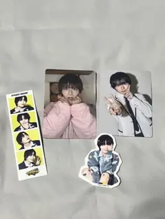 なにわ男子 HARD WORK オンライン盤 トレカ フレークシール 大西流星