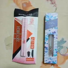 メイベリン スカイハイ・マスカラとリップグロスのセット