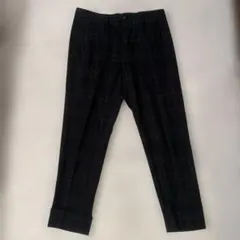 ZARAMANダークグレーチェック スラックス