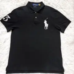 美品 ポロラルフローレン ビッグポニー 半袖ポロシャツ 黒 Lサイズ 現行モデル