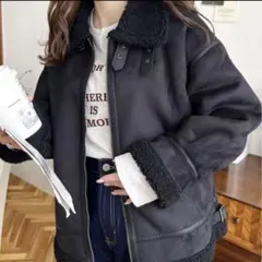 moment+ ボアジャケット ムートンジャケット