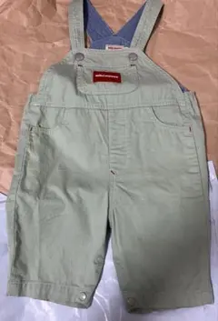 ミキハウス オーバーオール サロペット ズボン　グリーン