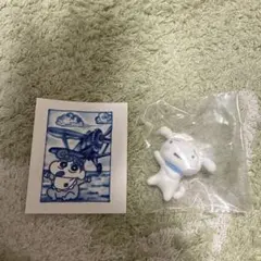 クレヨンしんちゃん シロ フィギュア ステッカー シール 羽田空港限定