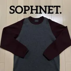 00's SOPHNET. ラグラン セーター フィンガーホール Y2kのサムネイル