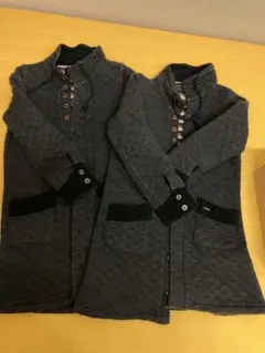 FITH フィス キッズ コート グレー キルティング アウター　双子　2枚