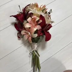 フラワーブーケ　結婚式　ウェディングフォト