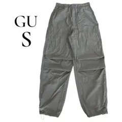 GU パラシュートパンツQ グレー Sサイズ テック系 y2k 350246