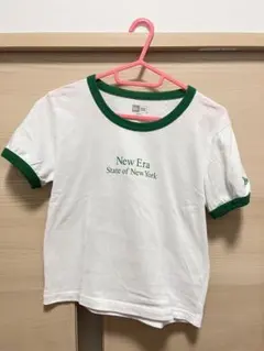 New Era 半袖 Tシャツ ホワイト グリーンのサムネイル
