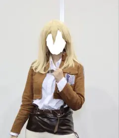 進撃の巨人　ヒストリアコスプレ衣装+ウィッグ コスプレウィッグ 進撃の巨人 ヒストリア・レイス