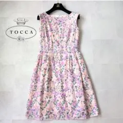 美品✨ルネ ワンピース TISSUE 花柄 ひざ丈 Aライン 34 S - メルカリ