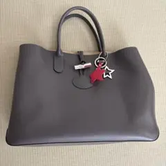LONGCHAMP トートバッグ グレー スターチャーム付 2026年最新】ロンシャン 星の人気アイテム - メルカリ
