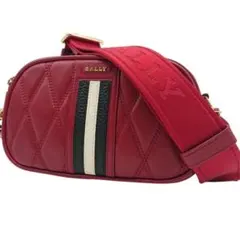 【美品】BALLY バリー カメラバッグ トレインスポッティングレ レッド