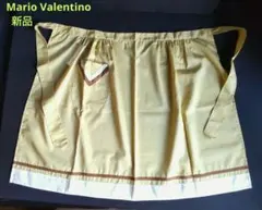 新品【Mario Valentino】エプロン カーキイエロー　日本製のサムネイル