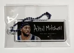 長崎ヴェルカ #25 アキル・ミッチェル選手 直筆ネームタオルキーホルダー