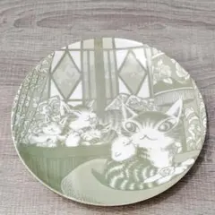 【非売品・極美品】わちふぃーるど 猫のダヤン 原画展限定 大皿 「旅に出る用意」のサムネイル
