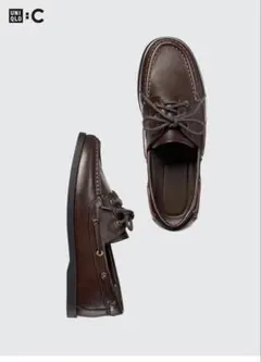 UNIQLO C デッキシューズ ブラウン 23.0cmのサムネイル