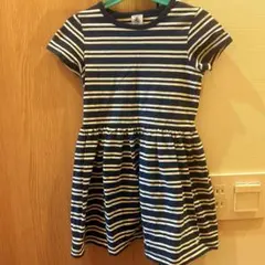 PETIT BATAU オーガニックコットンワンピース 116cm