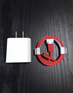 新品iPhone タイプC ライトニング 赤　1本 1m 急速 充電器 2.4A