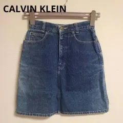 カルバンクライン デニム ミニスカート 7 USA製 カジュアル タイト CKのサムネイル