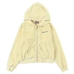新品DIESELディーゼルガーメントダイ加工 ジップアップパーカースウェット