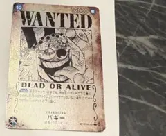 ワンピースカード　バギー　手配書　SP