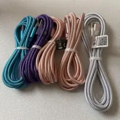 2m-5本　iPhone 充電器 ライトニング ケーブル 純正急速充電