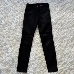 H&M ブラック スキニーパンツ 140cm