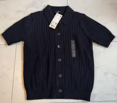 UNIQLO リブポロカーディガン
