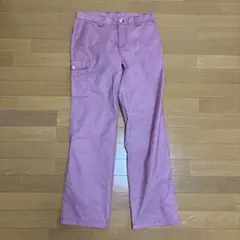 IGNIO 赤 チェック柄 カーゴパンツ