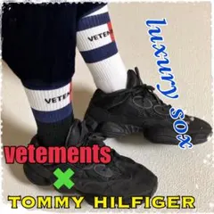 ♦️希少♦️vetements tommy hilfiger 靴下　バイカラーのサムネイル