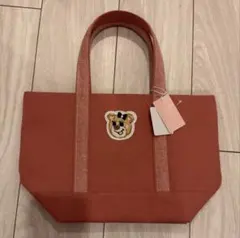 ラブラリーバイフェイラー オールドテディガール ワッペントートバッグ ピンクL