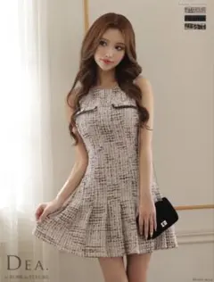 n*a様 【DEA./ディア】ラメツイード/ Aライン/ ミニドレス/ キャバド