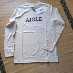 新品未使用　エーグル　AIGLE オフホワイト 長袖カットソー メンズSのサムネイル