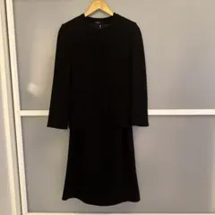 【theory】ブラックワンピーススーツ上下