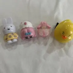 ミッフィー・マイメロディ・リトルツインスターズ・アヒル フィギュアセット