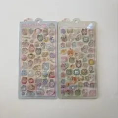 【正規品】ボンボンドロップシール ねこねこボンボン きぐるみボンボン 2枚セット