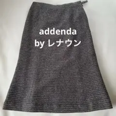 お値下げ【アデンダ】　ミディ丈スカート ウール シルク混 マーメイド Mサイズ