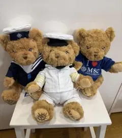 MSC ベリッシマ　テディベア　セット MSC ベリッシマ テディベア セット ベリッシマ ぬいぐるみ 3体